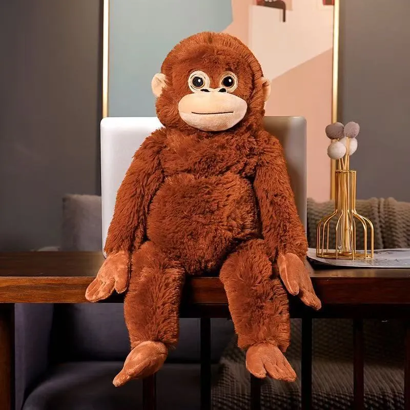 Plüsch Orang-Utan-Stil Langgliedrige Sitz-Kuschel Puppe mit ultra-weichem Kunstfell Karnz
