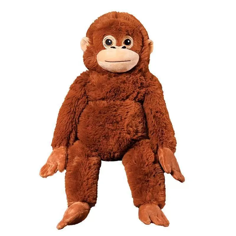 Plüsch Orang-Utan-Stil Langgliedrige Sitz-Kuschel Puppe mit ultra-weichem Kunstfell Karnz