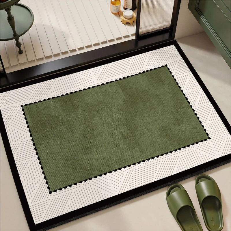 Elegante Vintage Blumenmuster Bereichsmatte