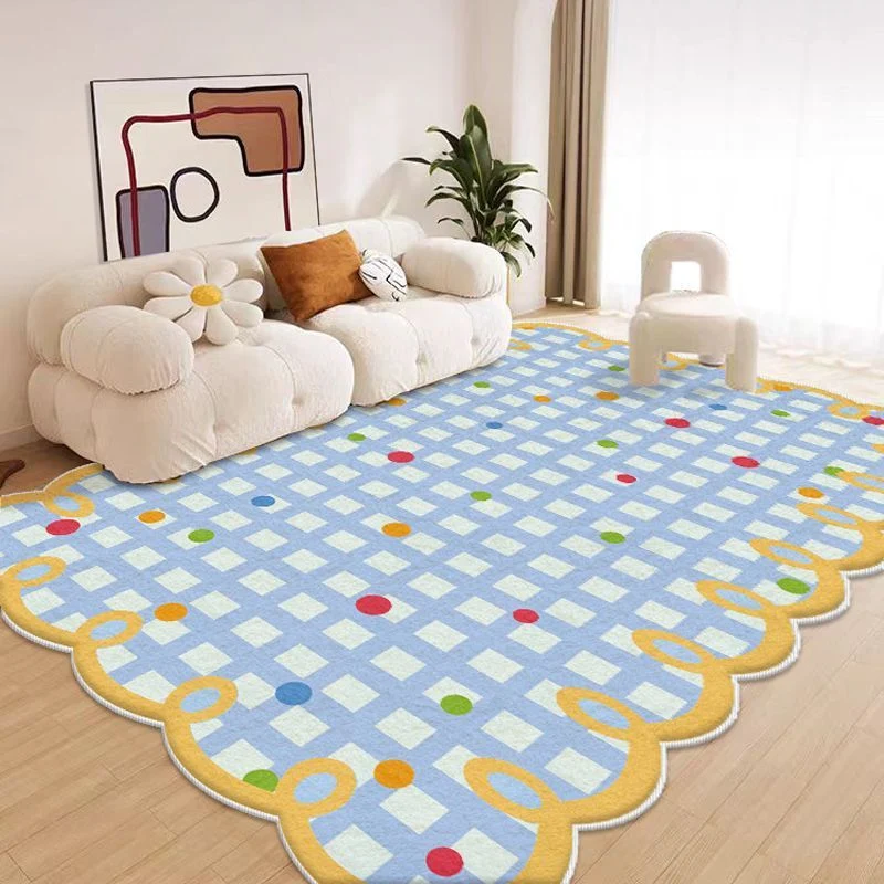 Elegante gewellte Fläche Teppich