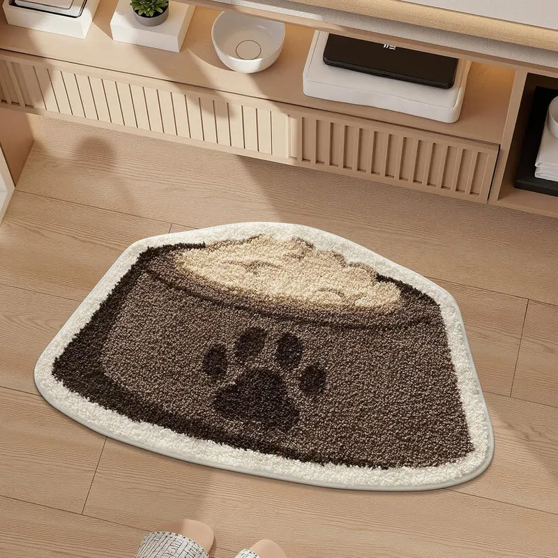 Niedlicher Katzen-Design-Badematte