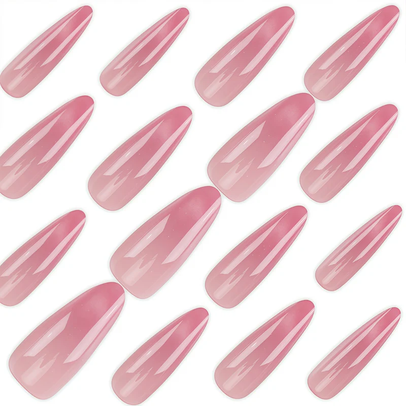 Elegante Ombre Stiletto Druck-Nägel Karnz