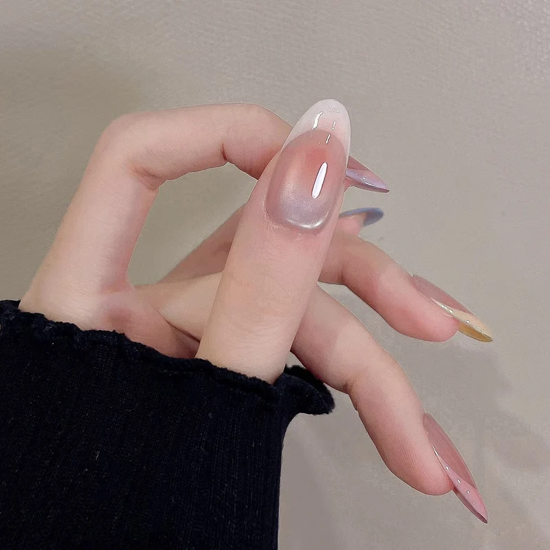 Trendy Ombre Press-On Nail Set Karnz