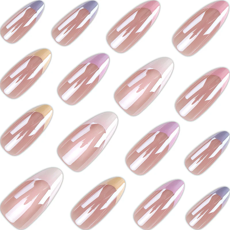 Trendy Ombre Press-On Nail Set Karnz