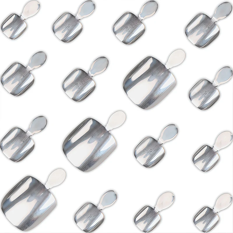Stylisches Glänzendes Pediküre Press-On Nagelset Karnz