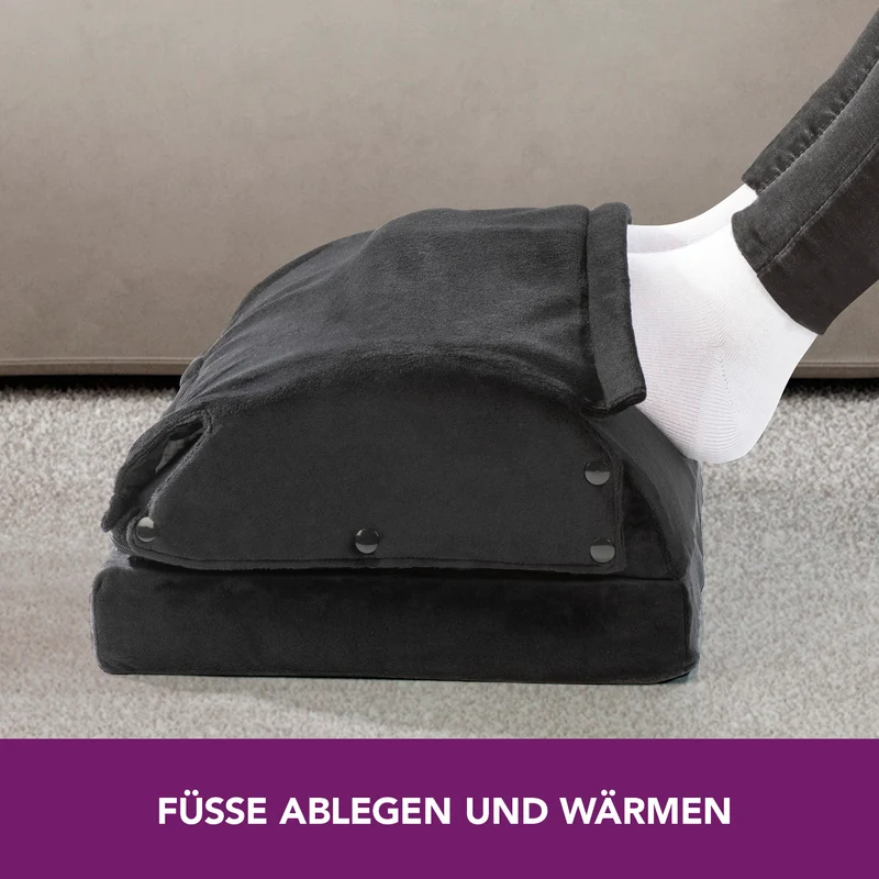 2-in-1-Fußstütze - Füße ablegen und wärmen