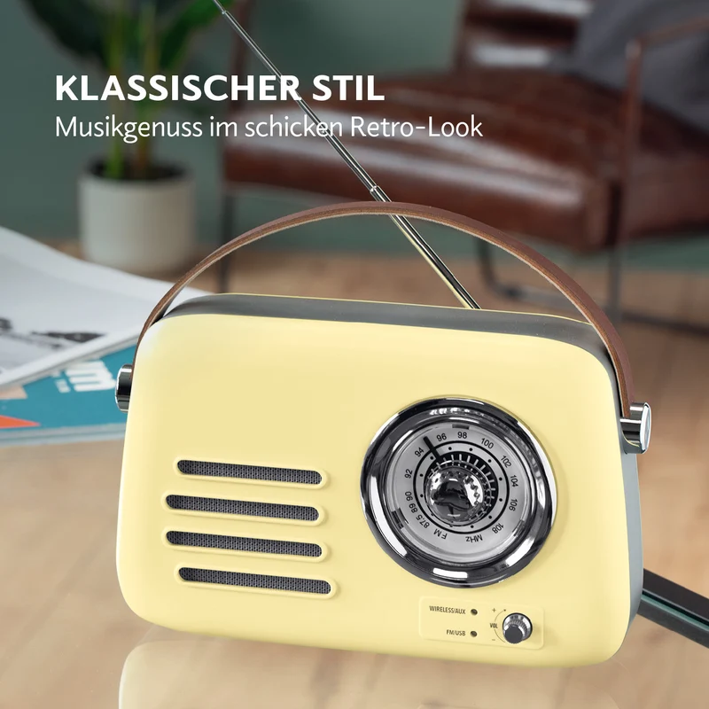 Radio Retro - Stil der 50er-Jahr - Vanille