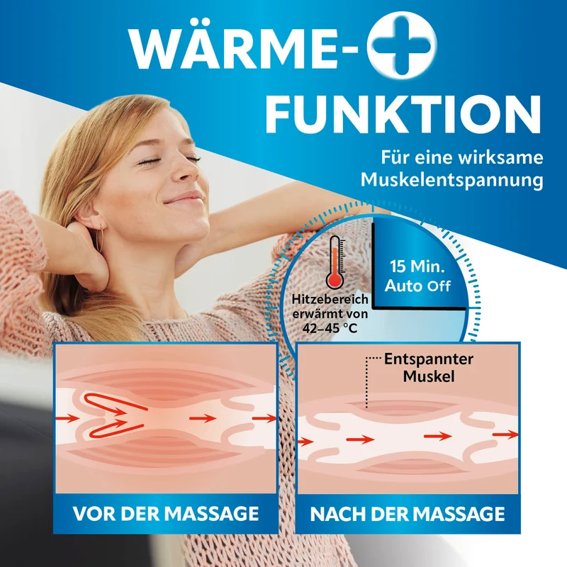 Shiatsu-Massagegerät - 4 Massagebälle