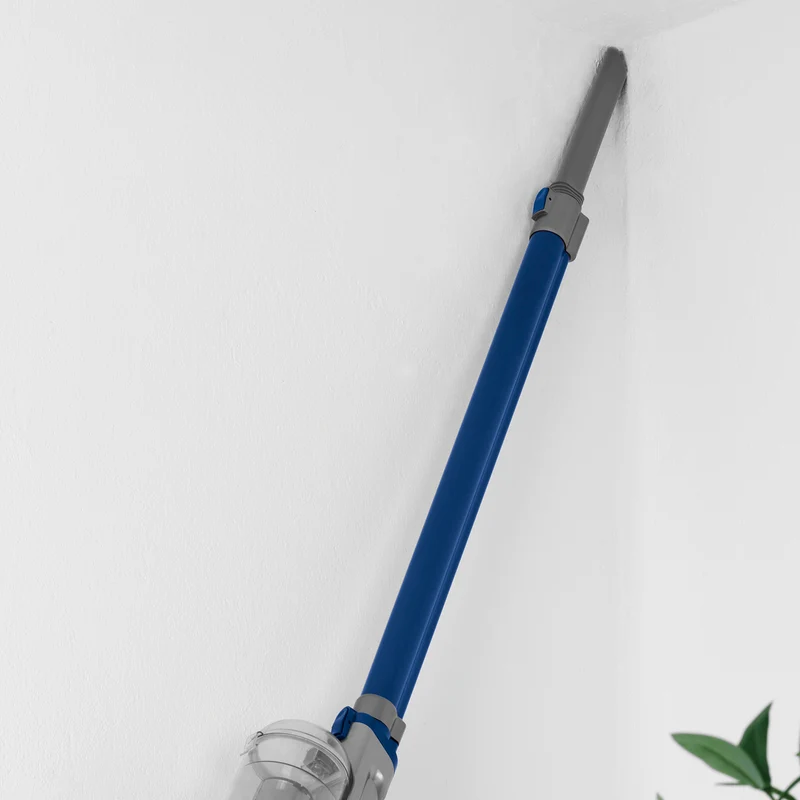 Akku-Zyklon-Staubsauger - silber/blau