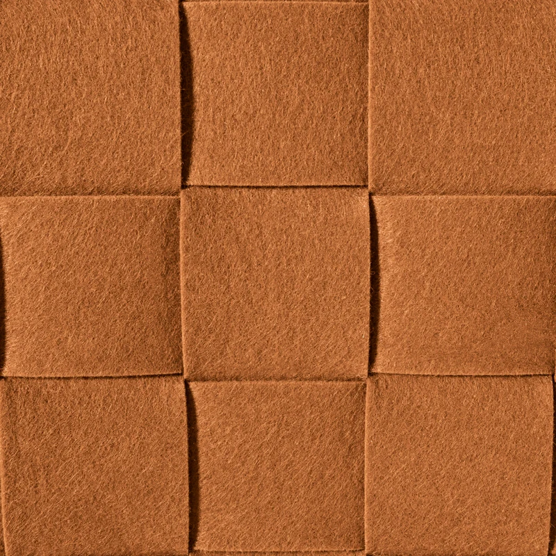 Filz-Aufbewahrungskorb L - 40 x 40 x 40 cm - Rost