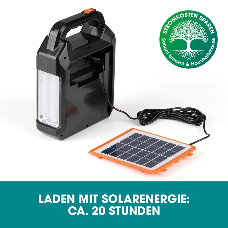 Solar-Generator Kit 4500mAh - schwarz/orange