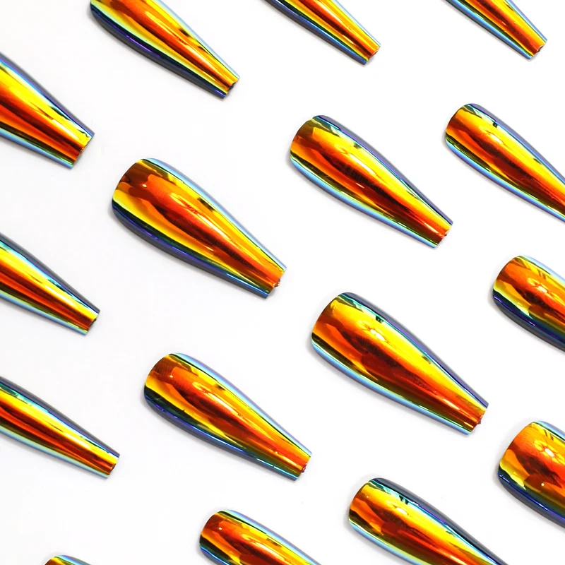 Premium langanhaltende Regenbogen-Nagelkunstverlängerungen Karnz