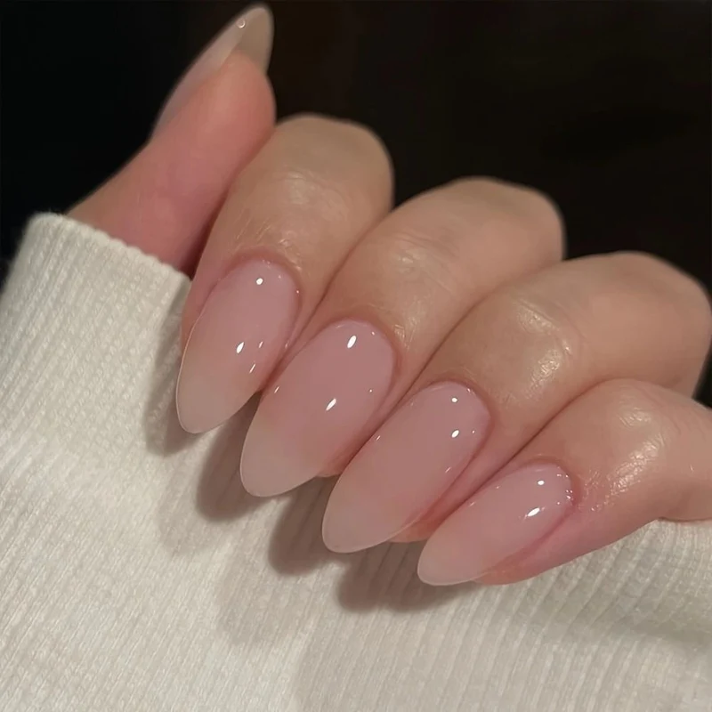 Premium Glänzende Mandel-förmige Nagelkunst Verlängerungen Karnz