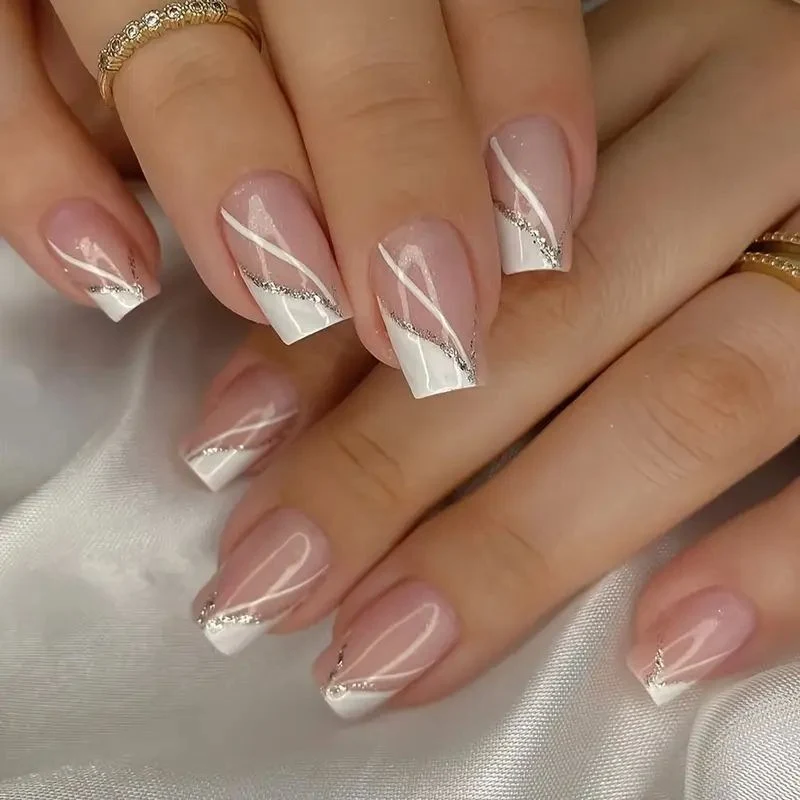 Premium French Tip Nagelverstärkungen Karnz