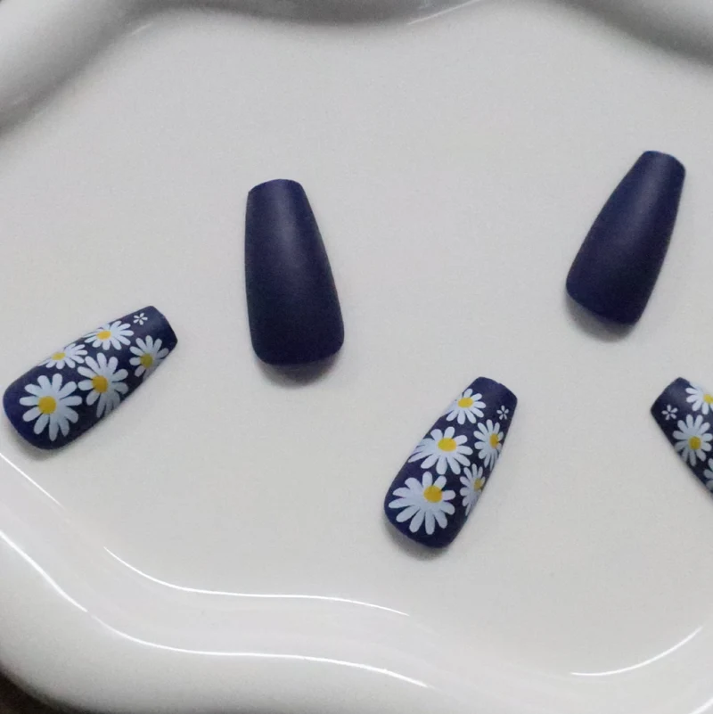 Premium Floral Nail Art Aufkleber Karnz