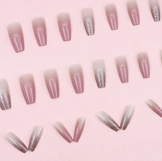 Premium Floral Acryl Nagelverstärkungen Karnz
