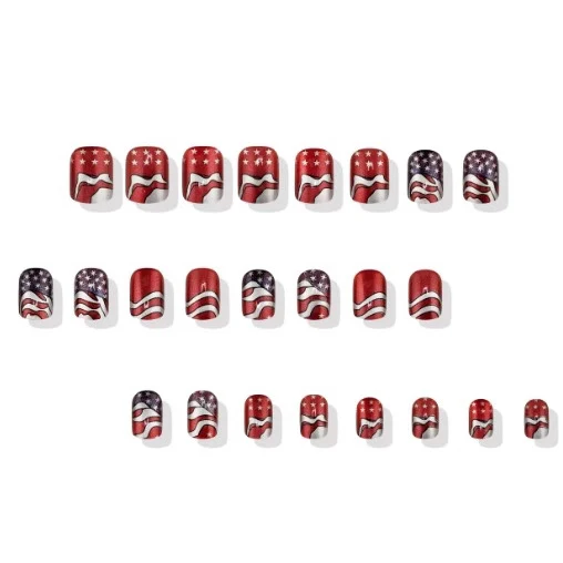 Patriotisches Nageldesign Karnz 1789915083