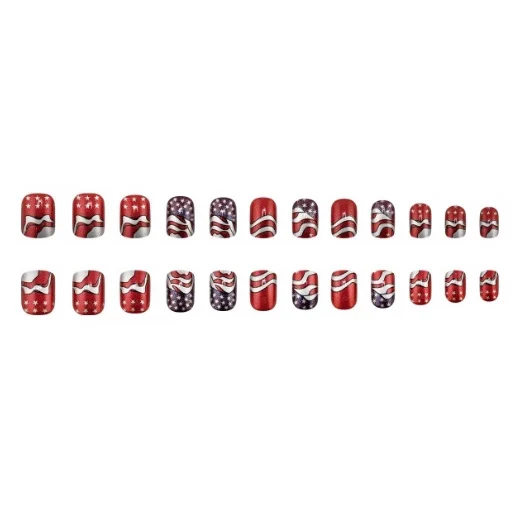 Patriotisches Nageldesign Karnz 1789915083