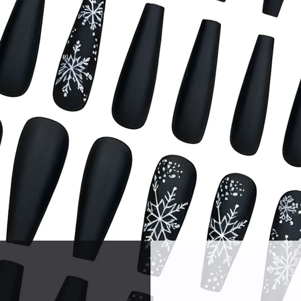 Winter-Themen Nagelkunst Verbesserungen Karnz