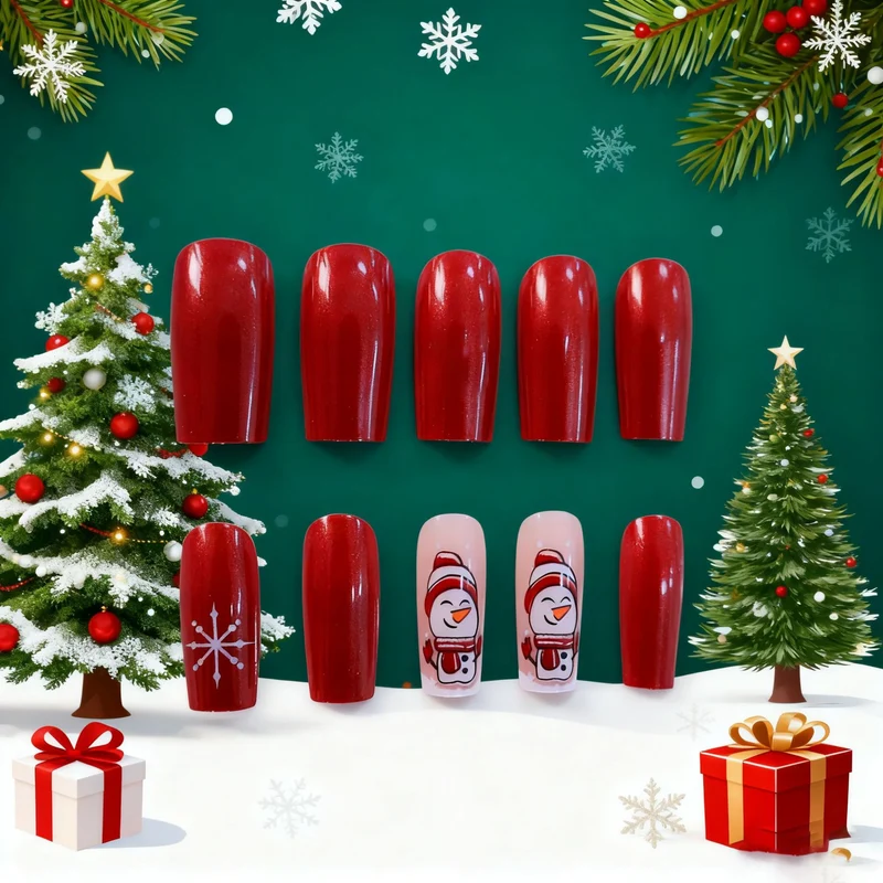 Winterurlaub Nagelkunst Set Karnz