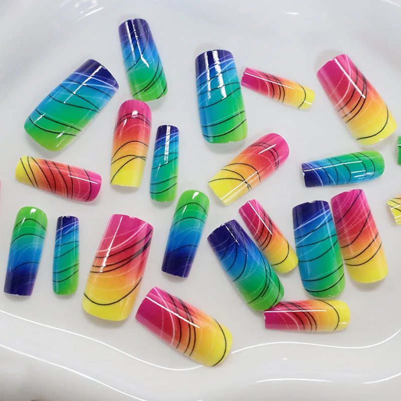 Vibrant Ombre Nagelkunst Set Karnz