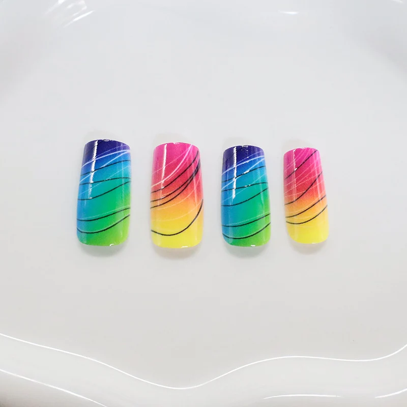 Vibrant Ombre Nagelkunst Set Karnz