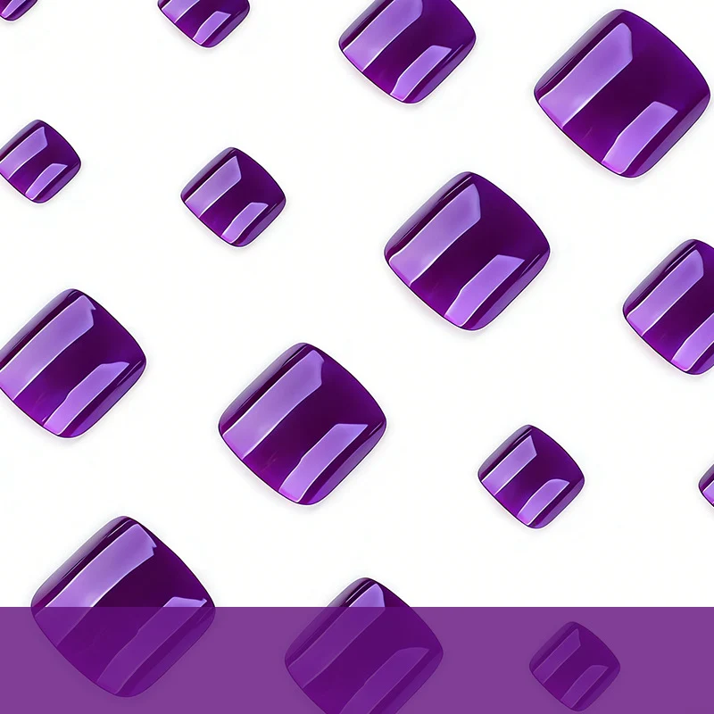Vibrant Glossy Nail Art Karnz