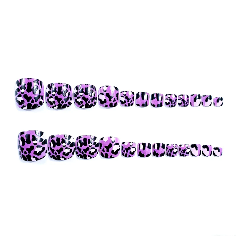Trendige Leopard-Print-Nagelkunst-Aufkleber Karnz