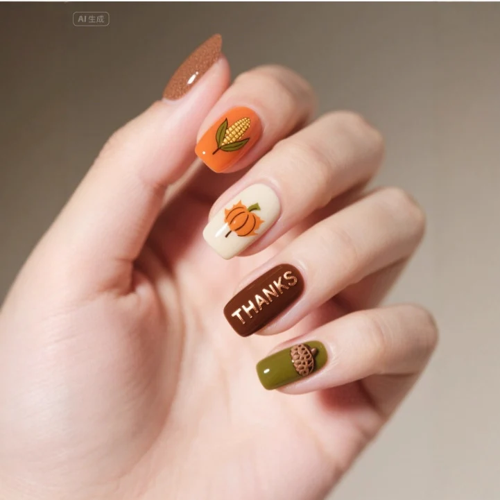 Themen Herbst Nagelkunst Set Karnz
