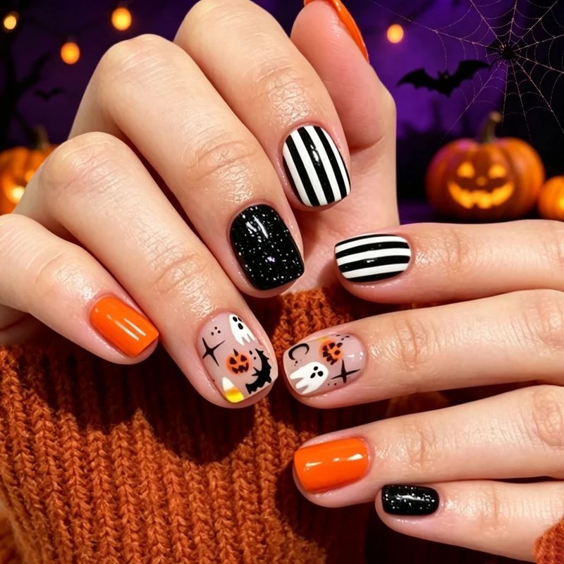 Themenorientiertes Halloween Nagelkunst Set Karnz