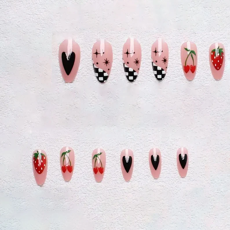 Themenbezogenes Frucht-Nagelkunst-Design Karnz