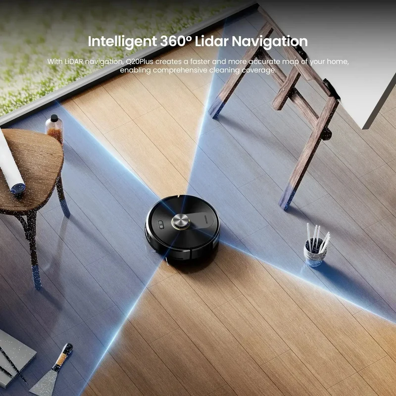 Proscenic Q20 Plus Robot Vacuum | 10,000Pa Suction & Auto-Empty Station