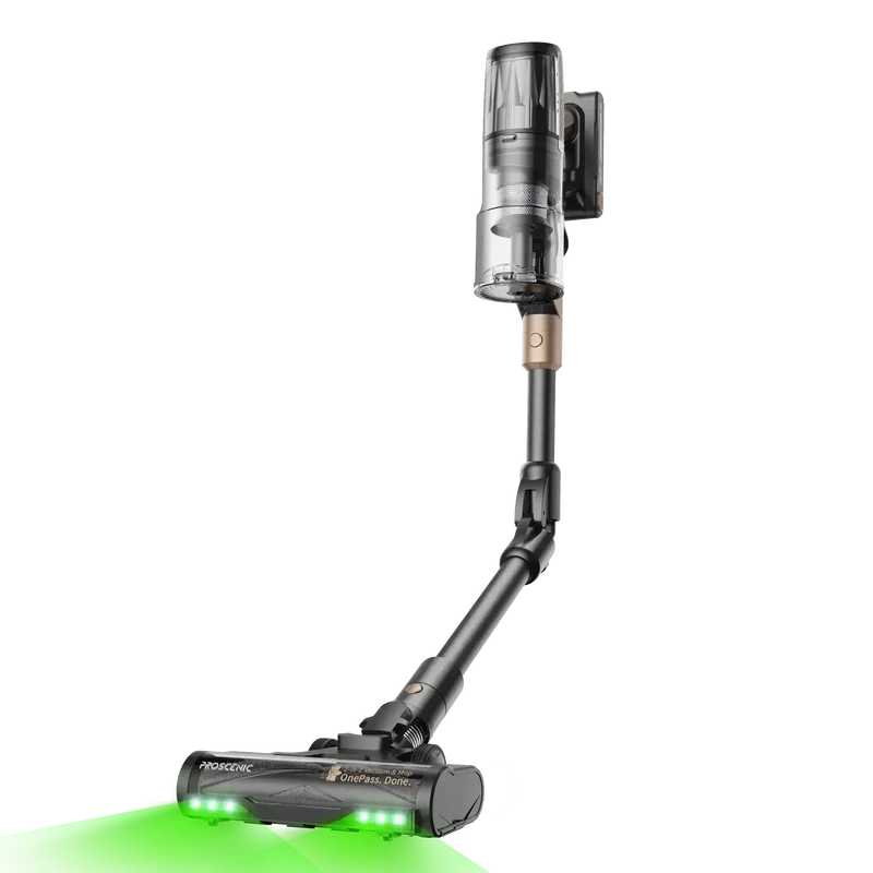 Proscenic P20 OnePass | Powerful 70kPa Cleaning with Bendable Reach for Pet Hair