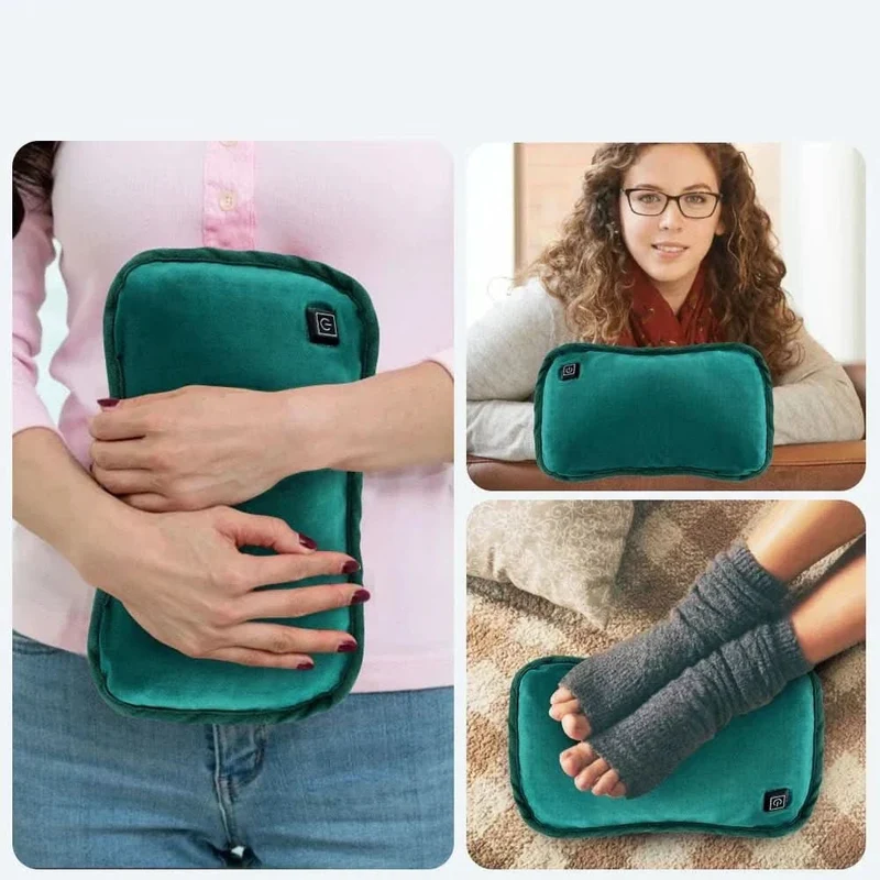 Electric Heating Pad with USB Power and Three Temperature Settings for Back Pain Relief