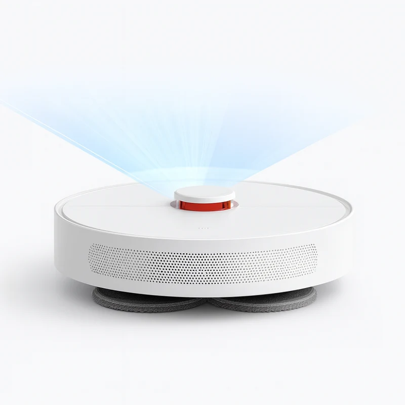 Robot Vacuum and Mop Cleaner with Laser Navigation and Dual Spinning Pads