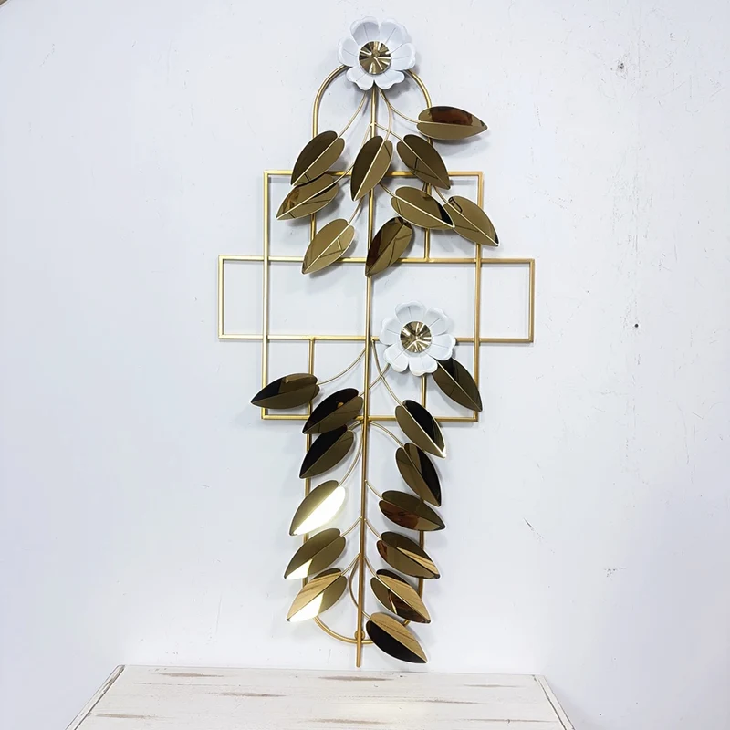 Elegante Botanische Wandkunstskulptur Karnz
