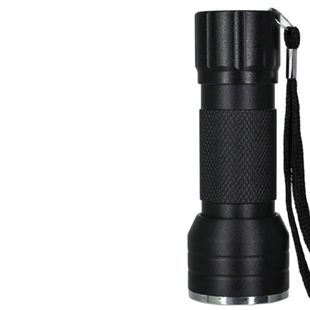 UV-Taschenlampe mit Aluminium-Gehäuse