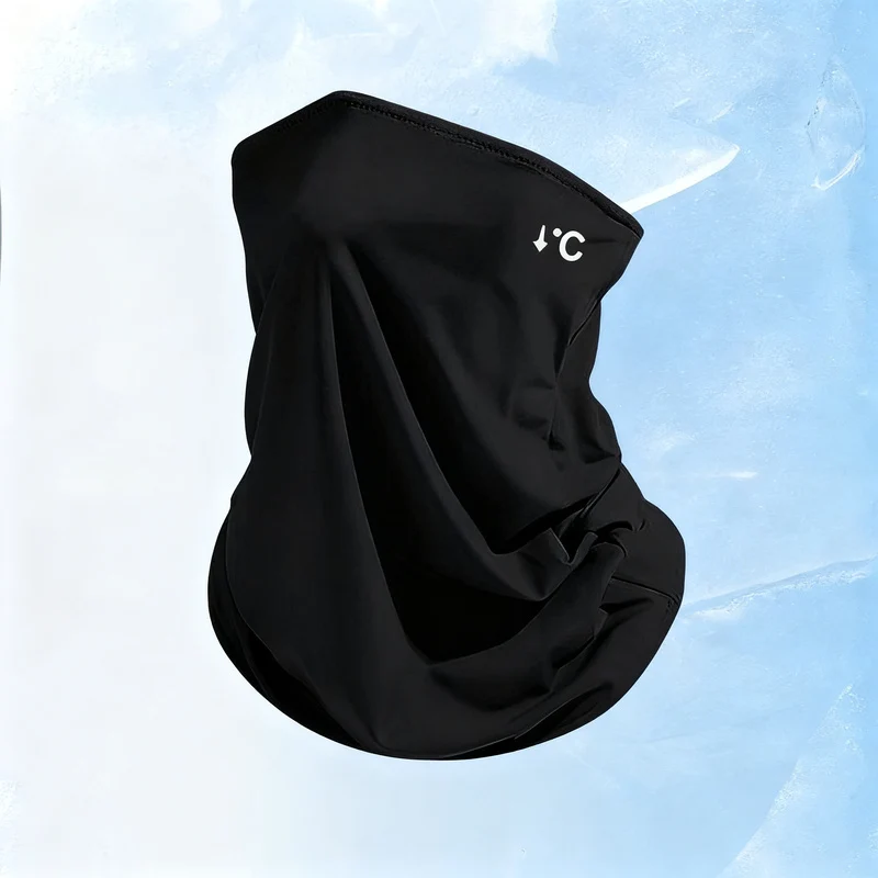 UV-Schutz-Gesichtsmaske mit Ohrschlaufen und Nackenschutz