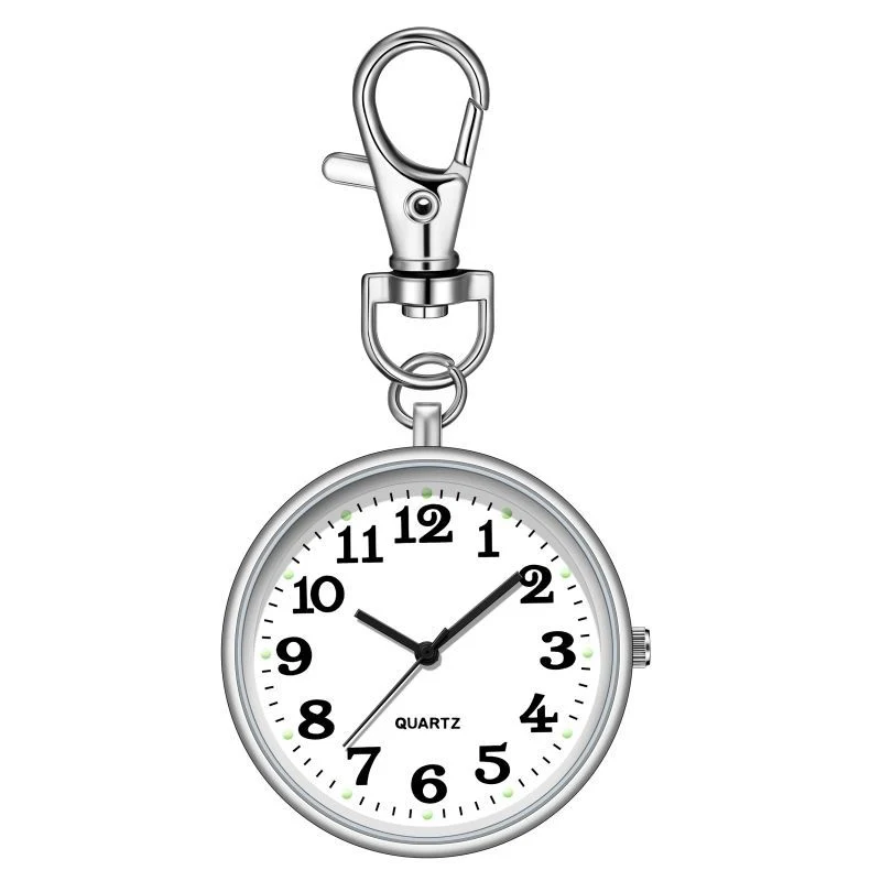 Taschenuhr mit Zeigern, 40 mm Durchmesser