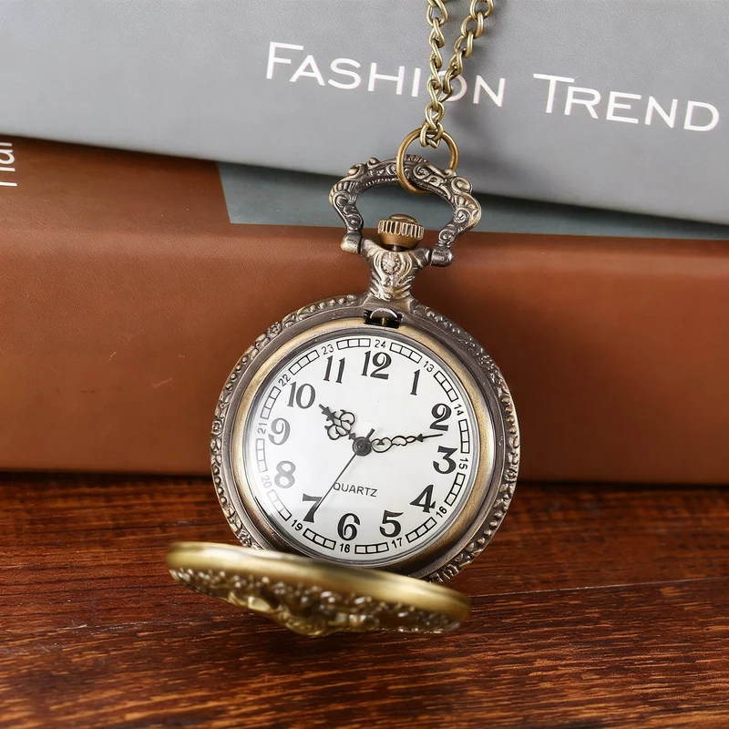 Taschenuhr mit Zeigern, 40 mm Durchmesser