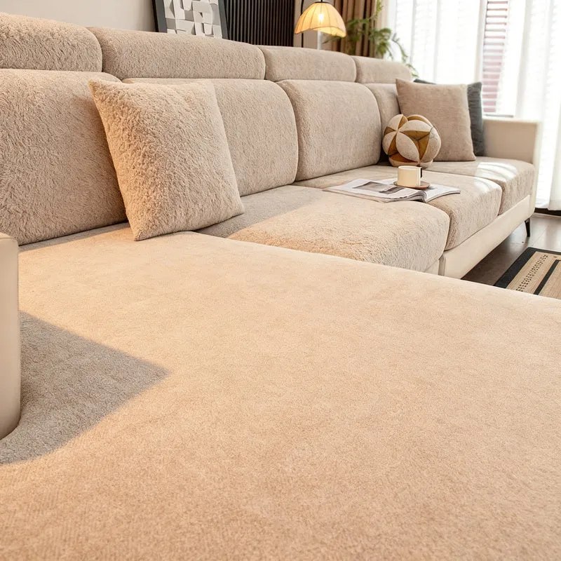 Sofaüberzug aus Chenille, universal passend