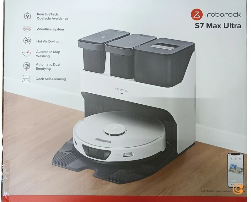 B-Ware Roborock S7 Max Ultra Saugroboter Wischroboter Staubsauger Weiß SIEHE TEXT/F980