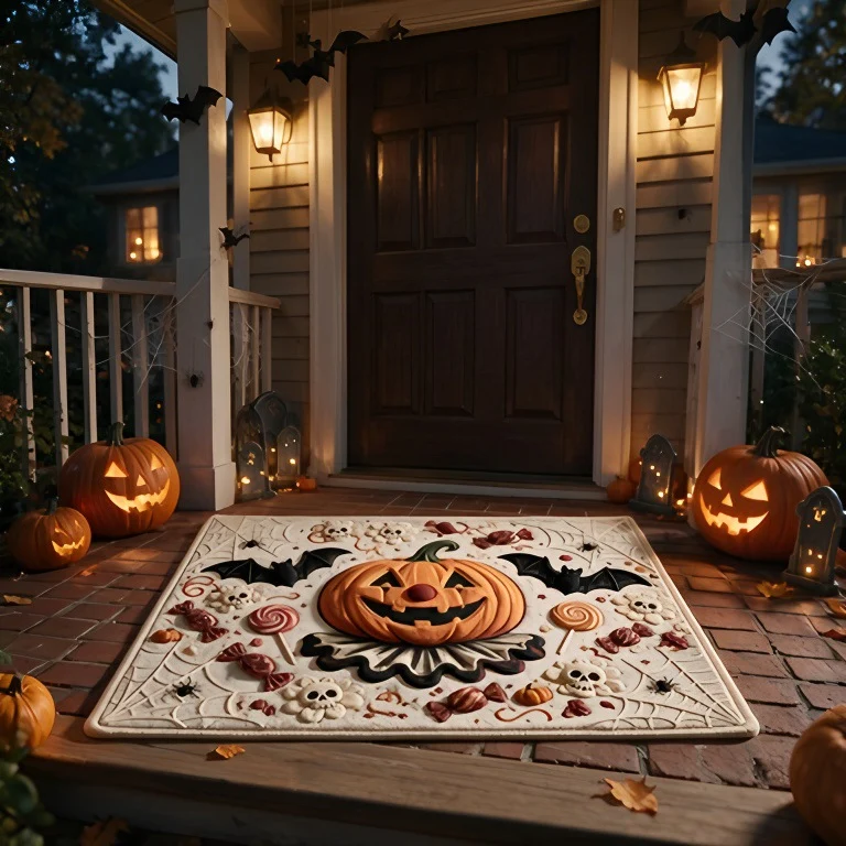 Halloween-Themen dekorativer Bereichsteppich