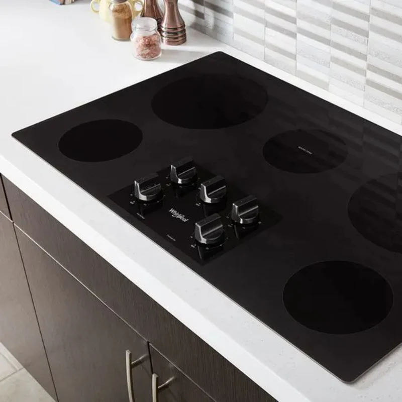 Whirlpool Plantilla Eléctrica Empotrable 36" 5 Discos, WCE55US6HB