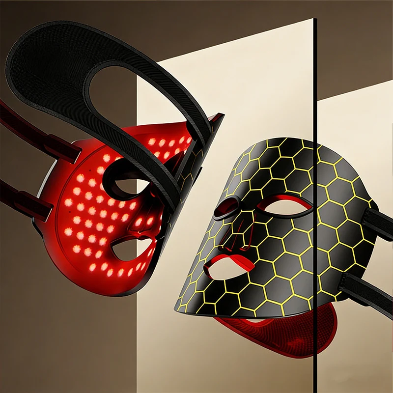 LED-Schönheitsmaske, 7 Farben, USB-Ladung