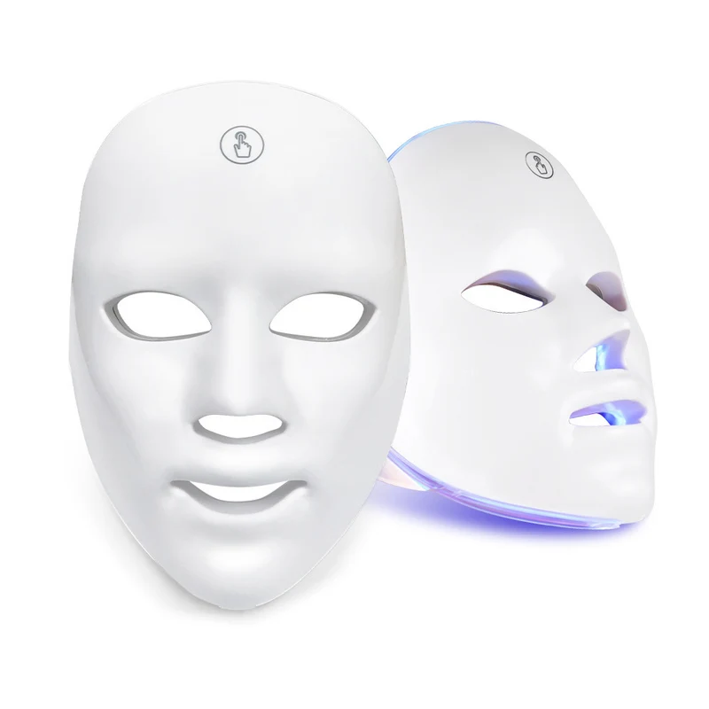 LED-Schönheitsmaske, 7 Farben, USB-Ladung