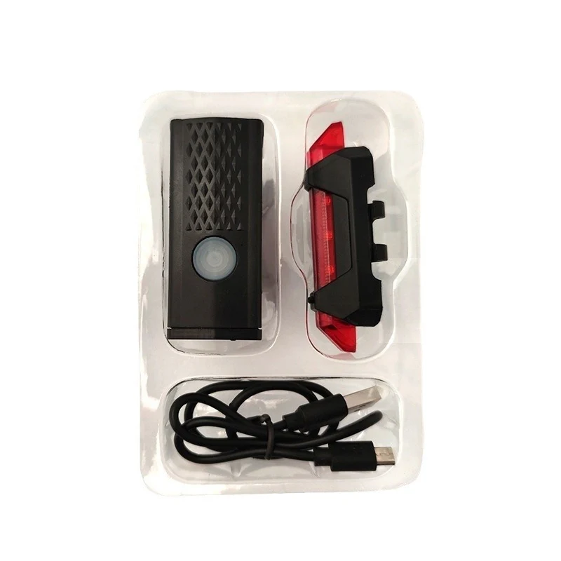 Fahrradlicht-Set, USB-aufladbar, wasserdicht