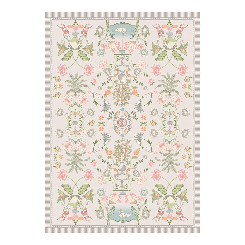 Vintage-inspirierter verzierter Teppich