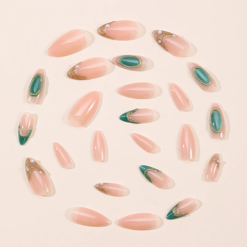 Künstlerische Gel-Nageltips Karnz