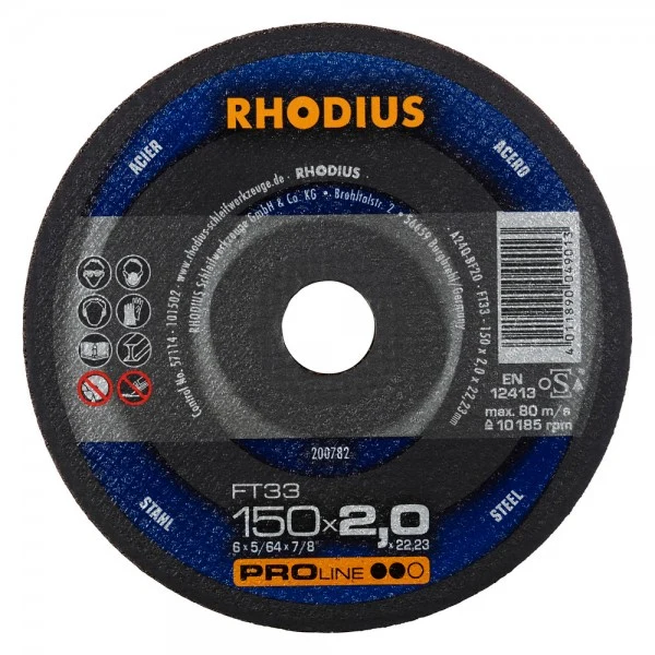 Rhodius Trennscheibe FT33